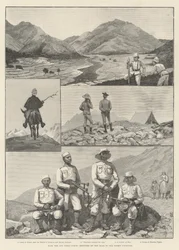 Mit der Niti-Feldtruppe, Skizzen auf dem Weg zur tibetischen Grenze